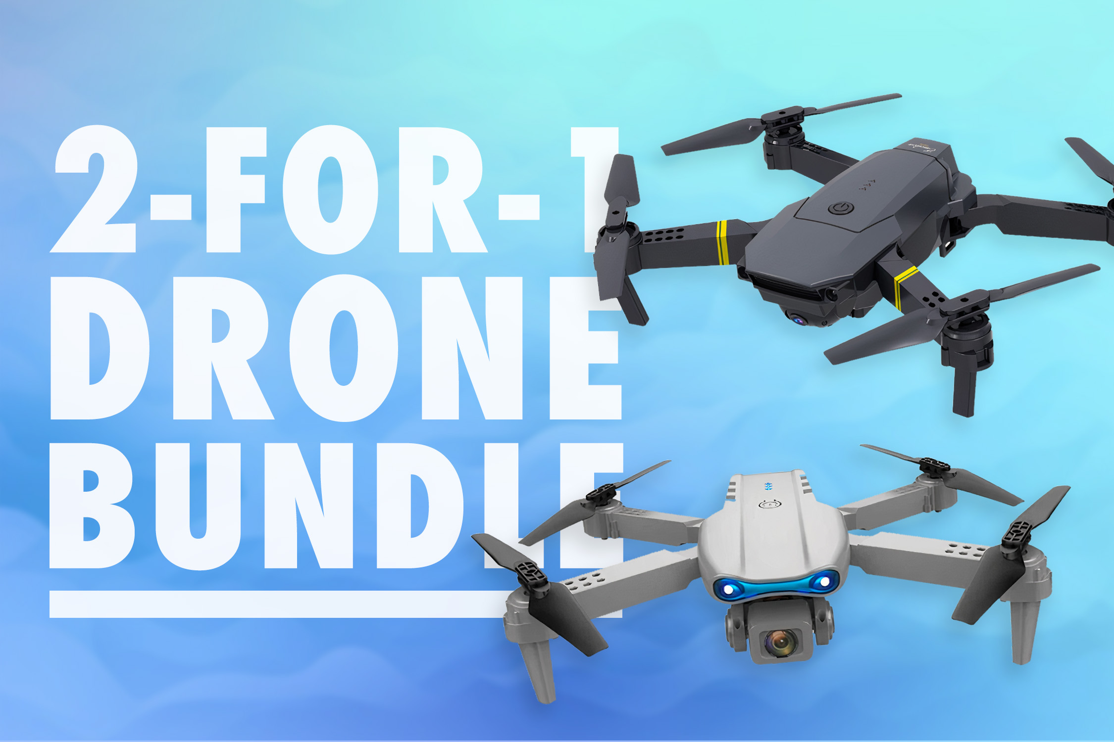 Get two 4K drones for just $130 now