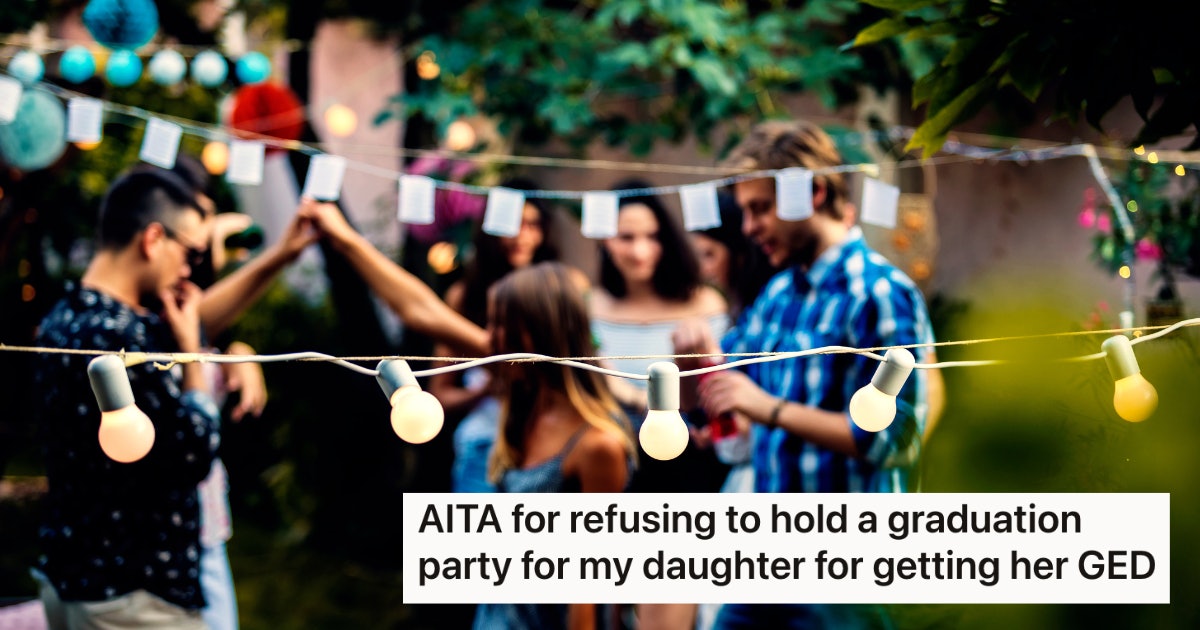 A Dad Wonders If He Should Throw A GED “Graduation Party” For His Daughter