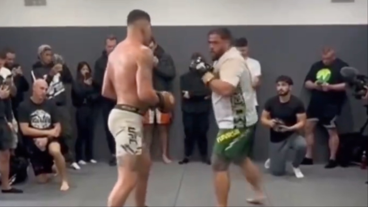 WATCH | Alex Pereira spars with UFC heavyweight Tai Tuivasa