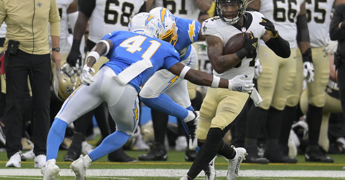 Saints march into Week 8 as 7.5-point underdogs vs. the Chargers