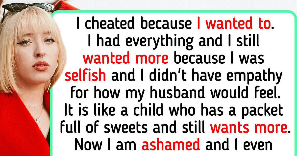 A Woman, Who Cheated on Her Husband Multiple Times, Makes an Eye-Opening Confession