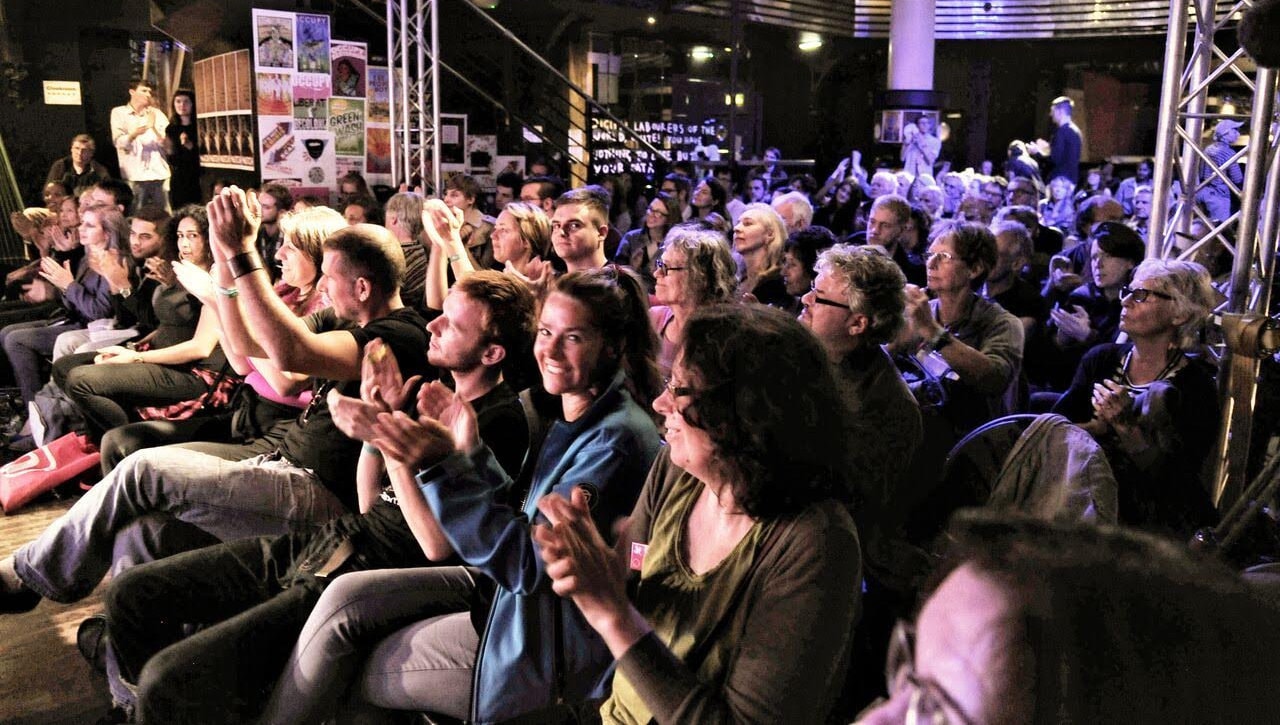 An evening with Momentum at the Labour Party conference