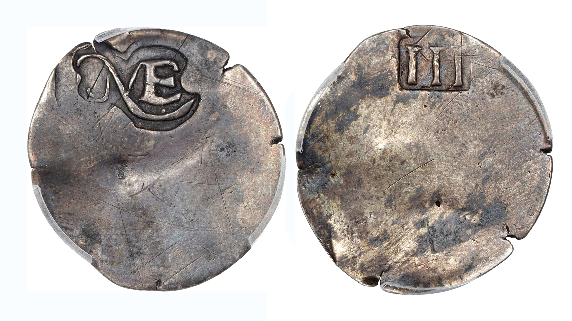 Colonial silver coin found in cabinet sells for $2.5 million